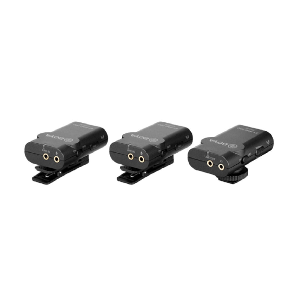 Microfone Lapela sem fio canal duplo BYWM4 PRO K2 Boya