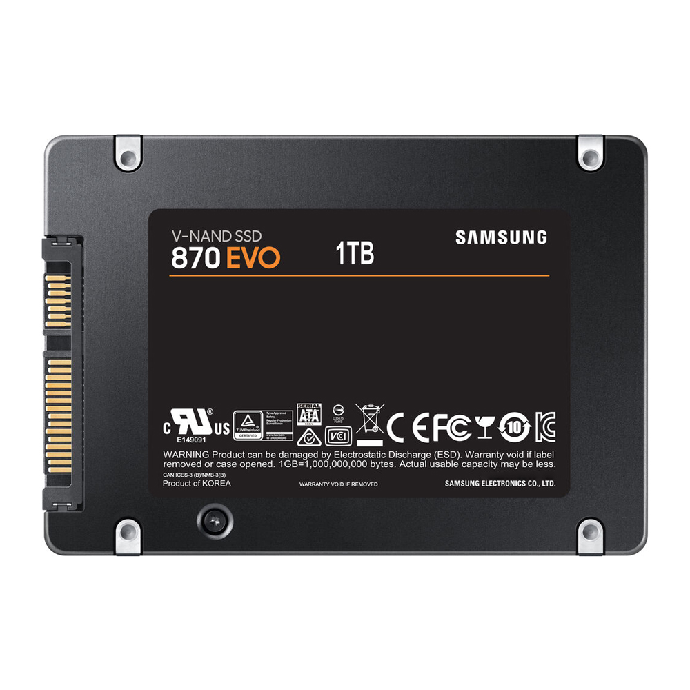Disco Sólido Interno Samsung 1Tb 870 Evo Sata3 560Mbs 2.5pol