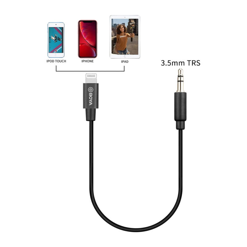 BOYA MICROFONE BY - M2 Digital Lavalier Microphone for Ios devices