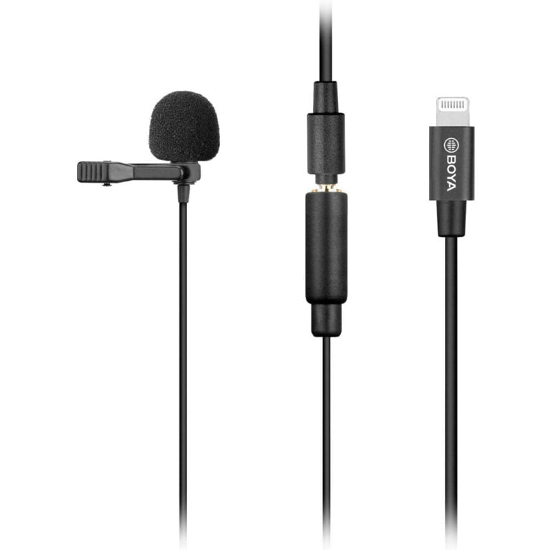 BOYA MICROFONE BY - M2 Digital Lavalier Microphone for Ios devices