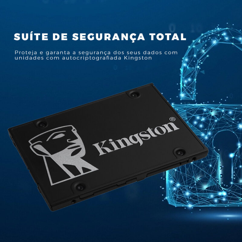 Disco Sólido Interno Kingston 1Tb Kc600 Sata Rev. 3.0 550Mbs