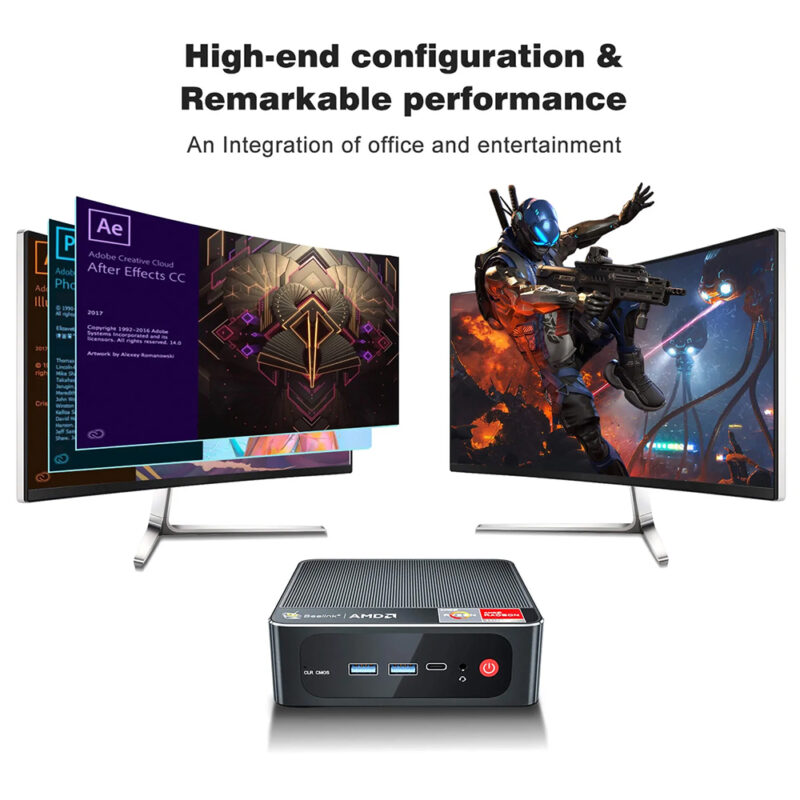 Mini Pc Beelink Ser Processador Ryzen 7 3750H 500gb 16gb Ram