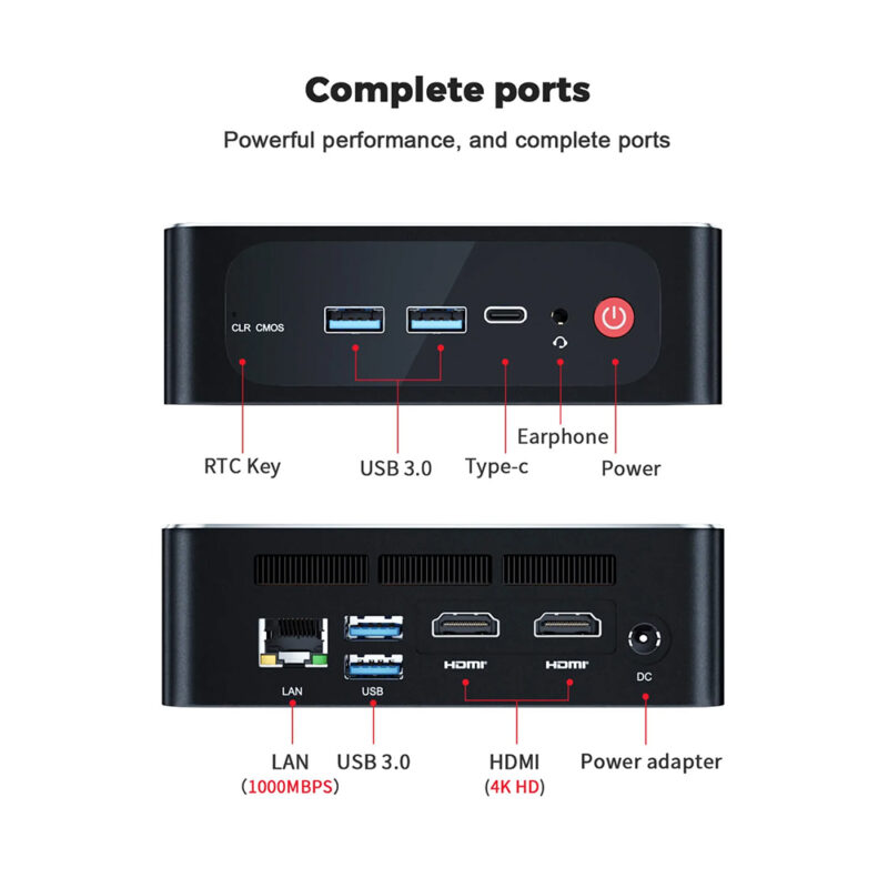 Mini Pc Beelink Ser Processador Ryzen 7 3750H 500gb 16gb Ram