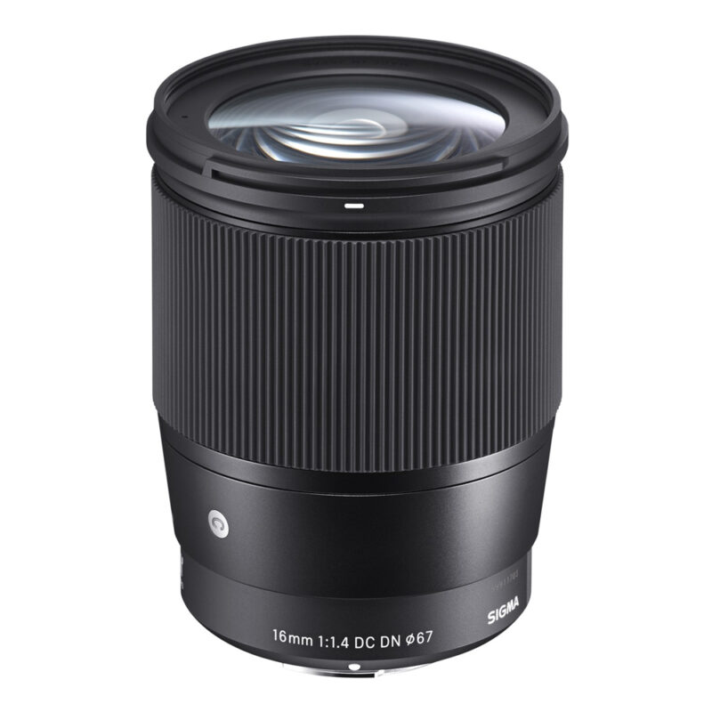 Lente Objetiva Sigma 16mm F1.4 Dc Dn Micro Four Thirds Preta