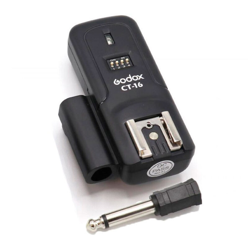 Disparador Remoto Sem Fio Godox Ctr-16 para Flash e Câmeras