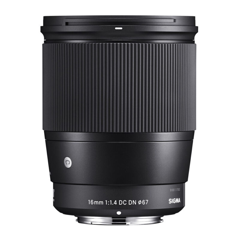 Lente Objetiva Sigma 16mm F1.4 Dc Dn Micro Four Thirds Preta