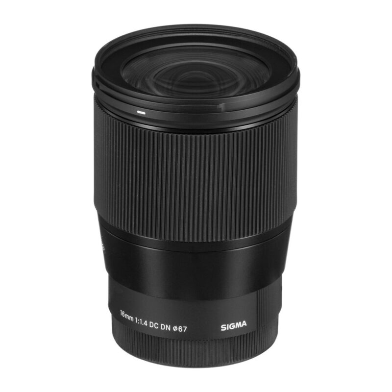 Lente Objetiva Sigma 16mm F1.4 Dc Dn Micro Four Thirds Preta