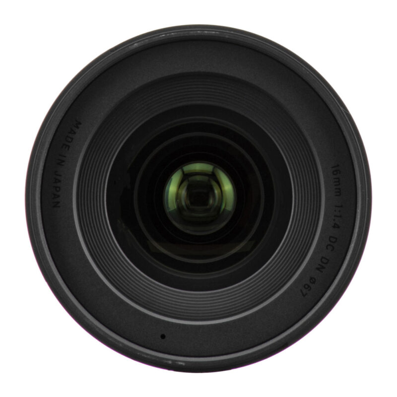 Lente Objetiva Sigma 16mm F1.4 Dc Dn Micro Four Thirds Preta