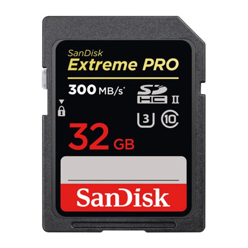 Cartão de Memória Sandisk 32gb Cartão Sd Extreme Pro 300Mbs