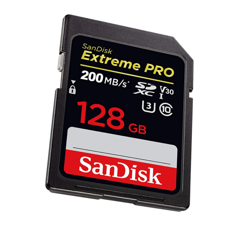 Cartão Memória Sdxc Sandisk 128gb Extreme Pro V30 200Mbs