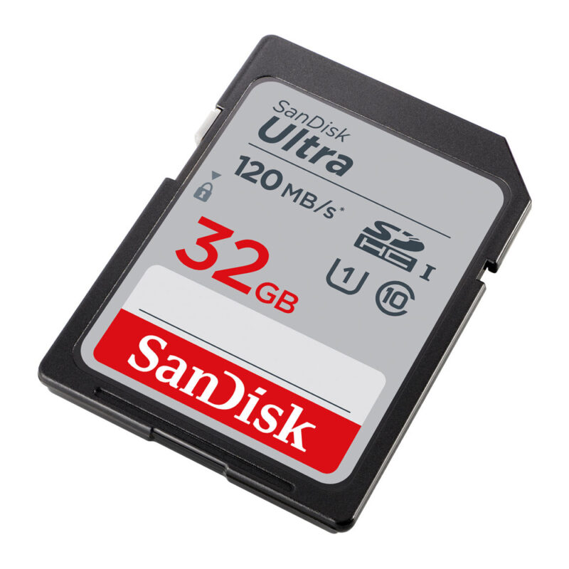 Cartão de Memória Sd Sandisk 32gb Ultra 120Mbs Classe c10