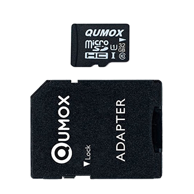 Cartão de Memória Micro Sd Qumox 32gb MicroSd Adap e Case