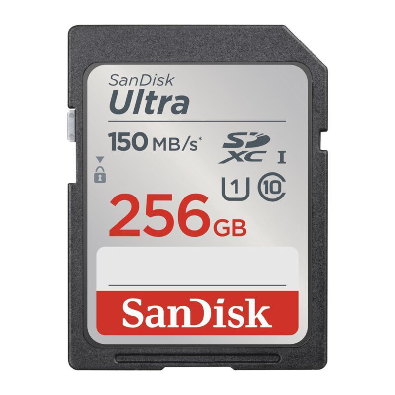 Sandisk ultra SDXC UHS-I Card 256gb 150mbs SDSDUNC-256G-GN6IN