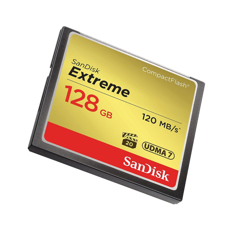 Cartão de Memória SanDisk Compact Flash Extreme 128GB 120MB/s