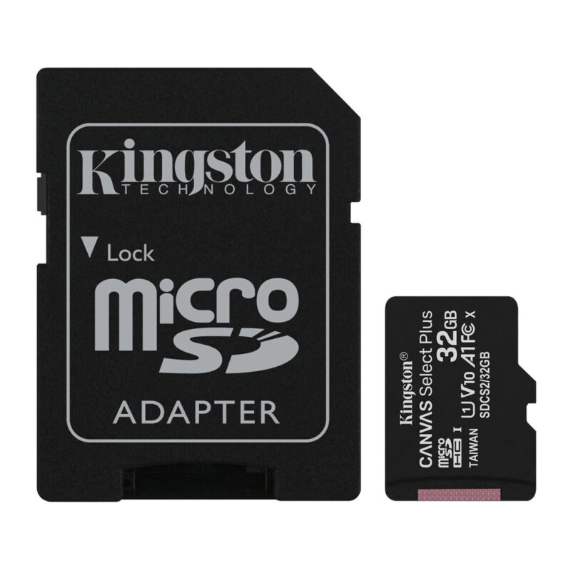 Cartão Memória Micro Sd Kingston 32gb MicroSd 100Mbs e Adapt