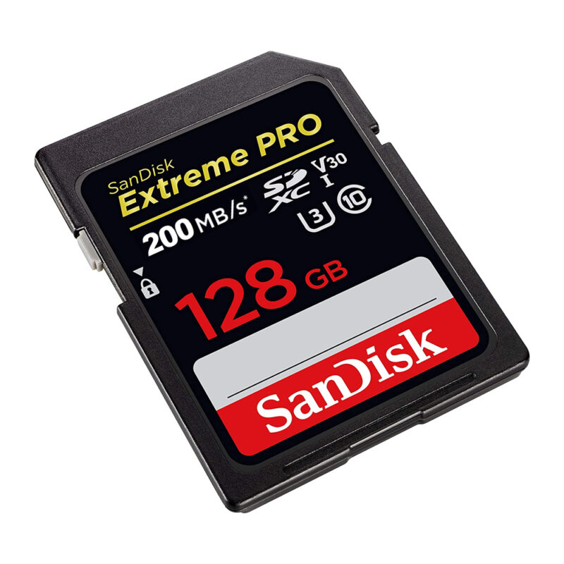 Cartão Memória Sdxc Sandisk 128gb Extreme Pro V30 200Mbs