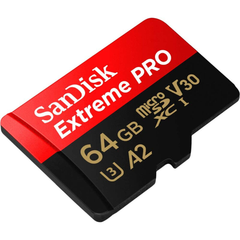 Cartão Memória MicroSd Sandisk 64gb Micro Sd Extreme Pro+Adp