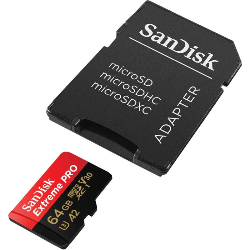 Cartão Memória MicroSd Sandisk 64gb Micro Sd Extreme Pro+Adp