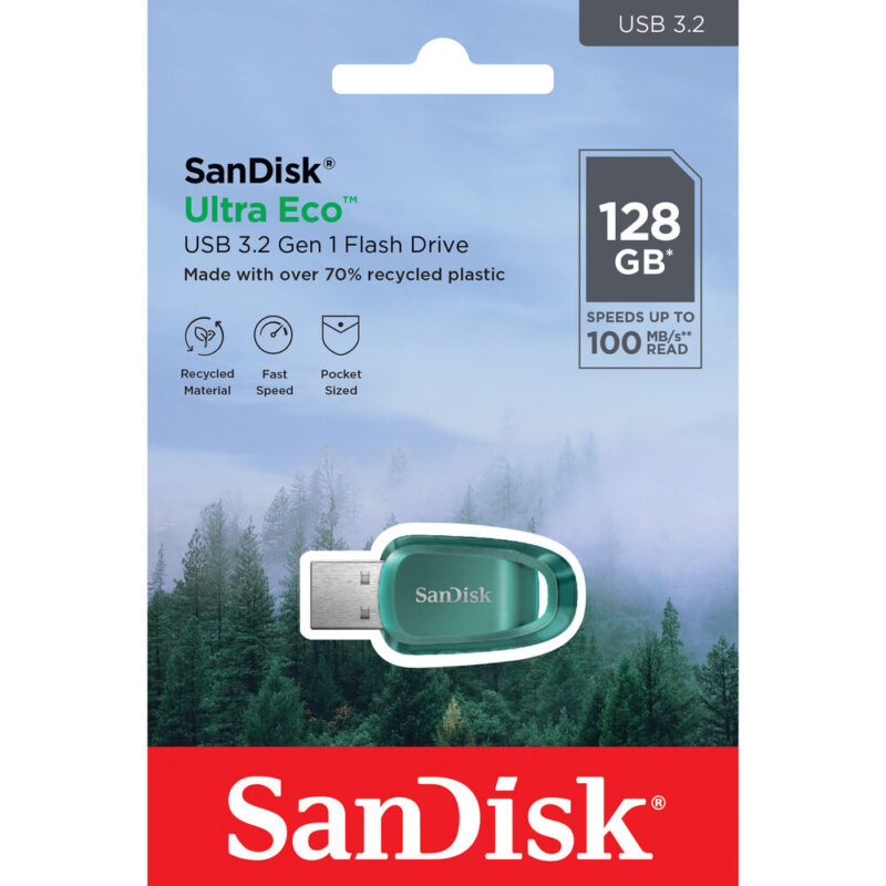 Sandisk Ultra Eco USB 3.2 Gen Flash Drive Clé SDCZ96 128G G46