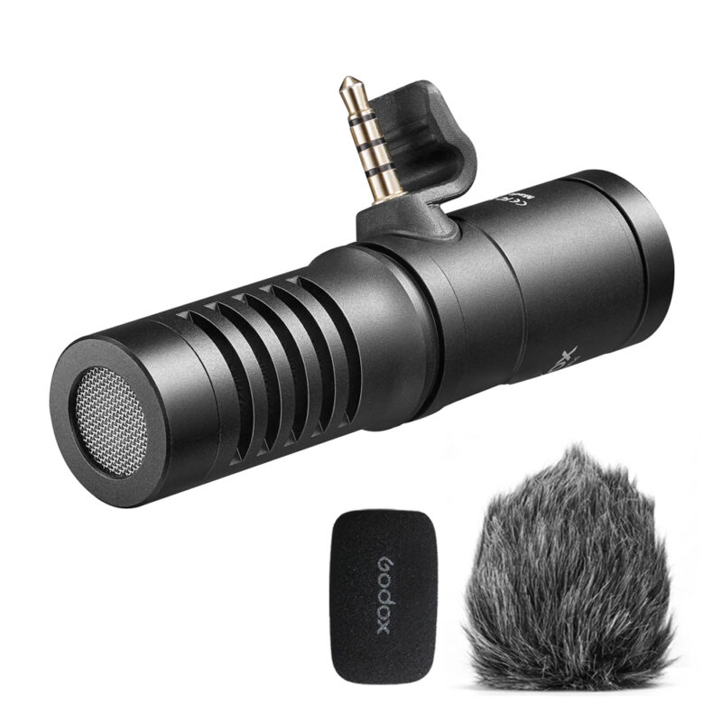 Godox Microfone geniusmic compacto direcional para smartphone
