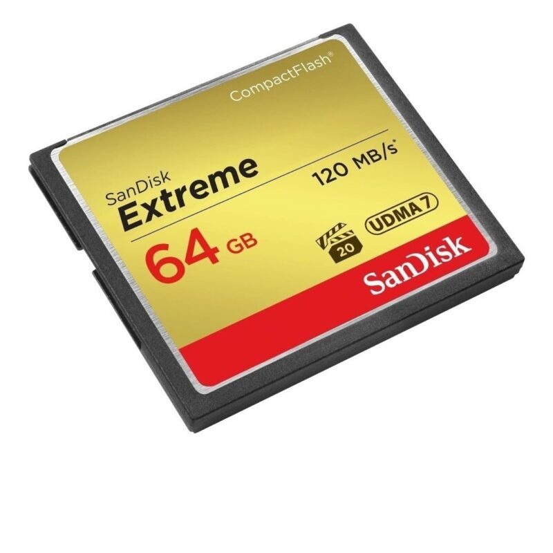 Cartão de Memória Sandisk 64gb Extreme CompactFlash 120Mbs (50)