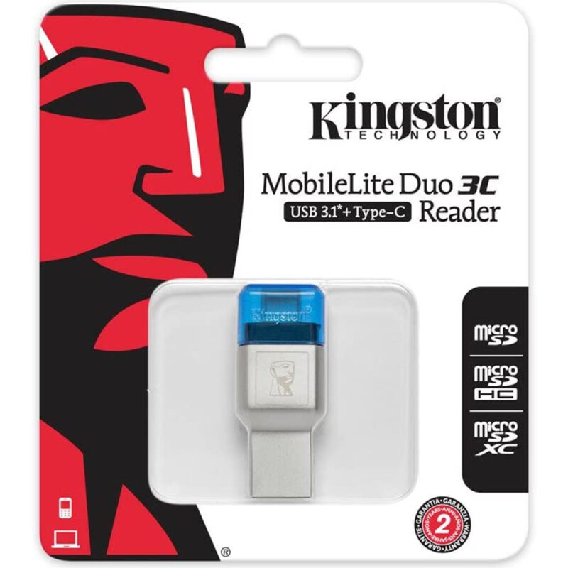 Kingston MobileLite Duo 3C USB 3.1* + Type-C Reader FCR-ML3C