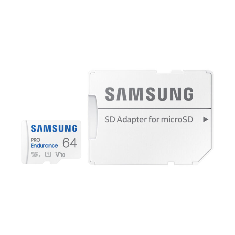 Samsung ProEndurance microSD with SD adapter 64gb 100mb/s MB-MJ64KA