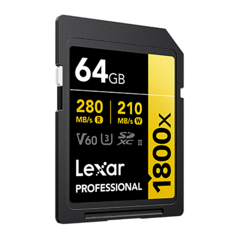 Cartão de Memória Lexar 64gb Cartão Sd Professional 280Mbs