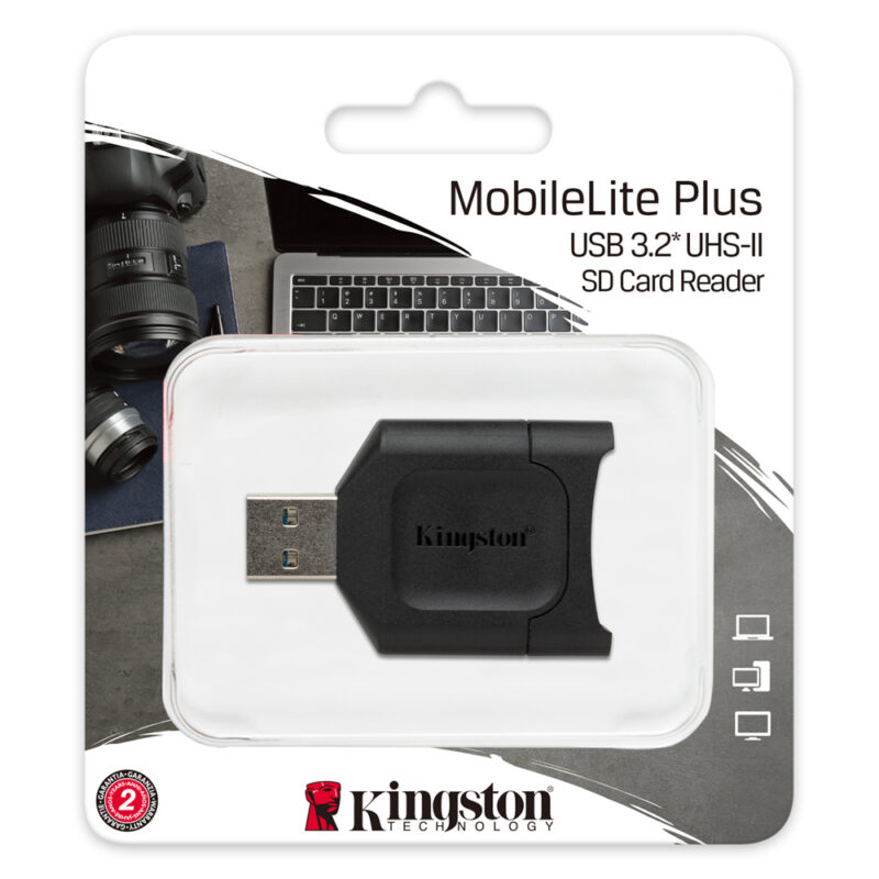 Leitor Cartão Micro Sd Kingston MobileLite Plus para Usb 3.2