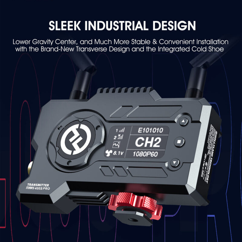 Transmissor Vídeo Sem Fio Hollyland Mars 400s Hdmi+Sdi Preto