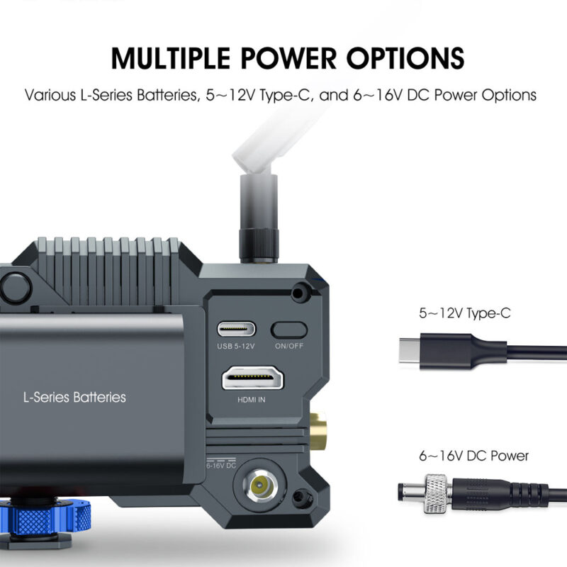 Transmissor Vídeo Sem Fio Hollyland Mars 400s Hdmi+Sdi Preto