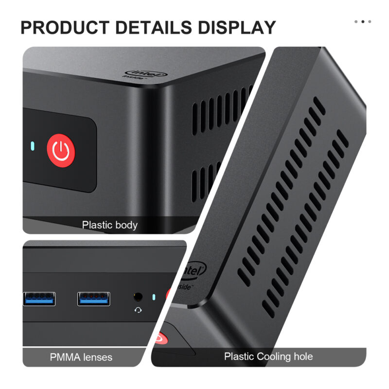 Mini Pc Beelink Processador Intel Celeron J4125 128gb 8gb