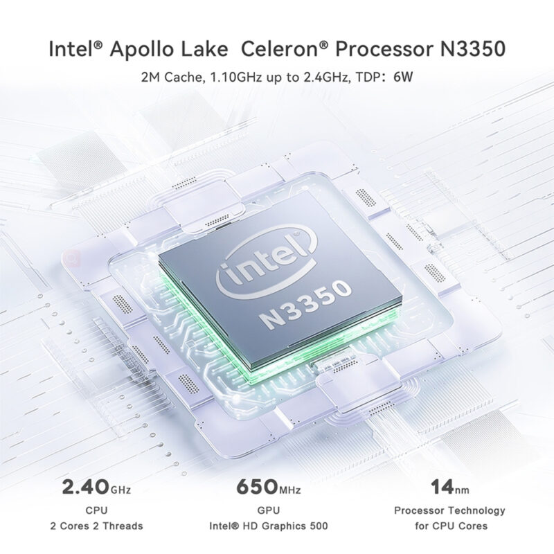 Mini Pc Beelink Processador Intel Celeron 64gb Ssd 4gb Ram