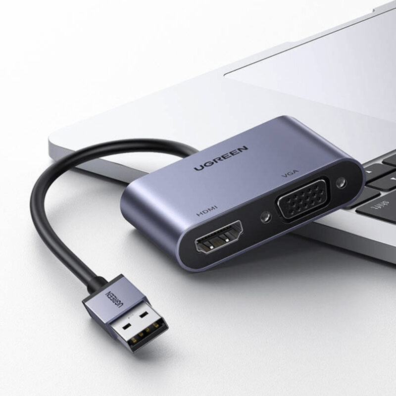 UGREEN USB 3.0 to HDMI+VGA Converter 20518