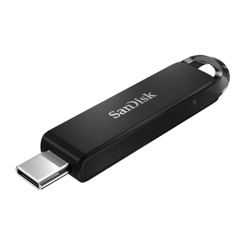 Pen Drive Sandisk 256gb Ultra Tipo C Usb 3.1 150Mbs Preto