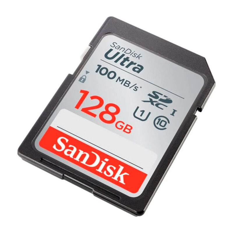 Cartão Memória SDXC 128GB Ultra 100MBs Sandisk 619659185299