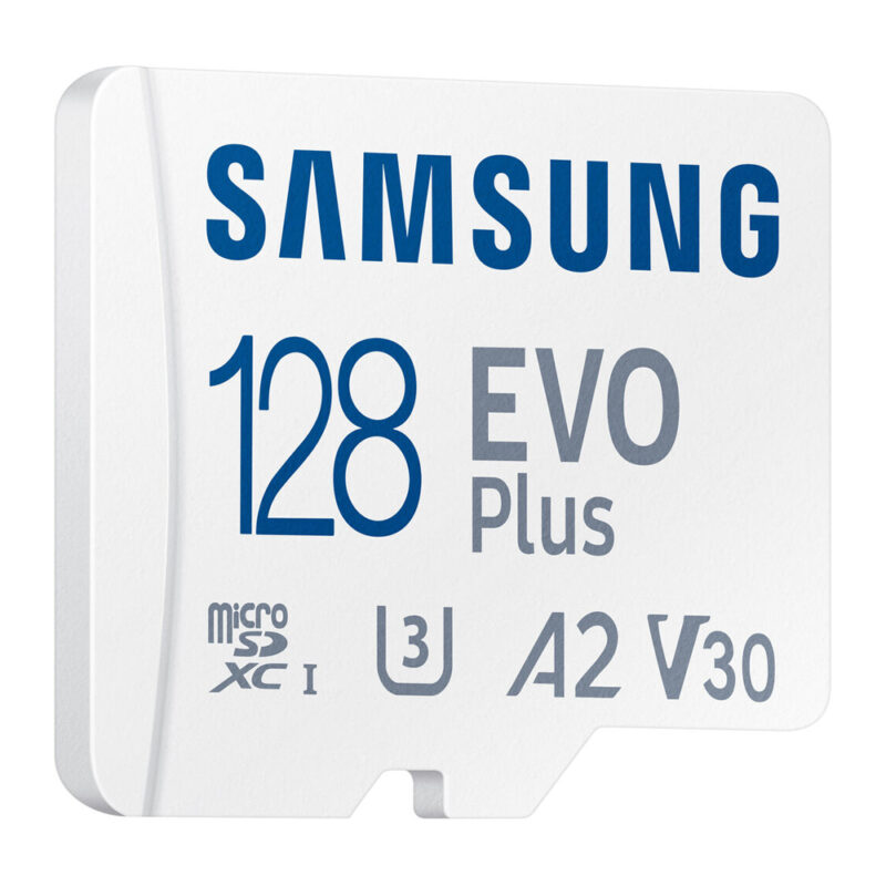 Cartão Memória Samsung 128gb MicroSd Evo Plus 130MBs e Adapt