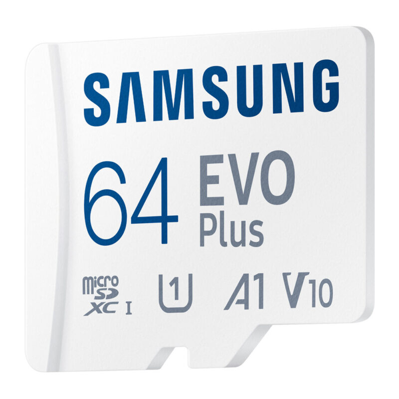 Cartão Memória Samsung 64gb Micro Sd Evo Plus 130Mbs e Adapt