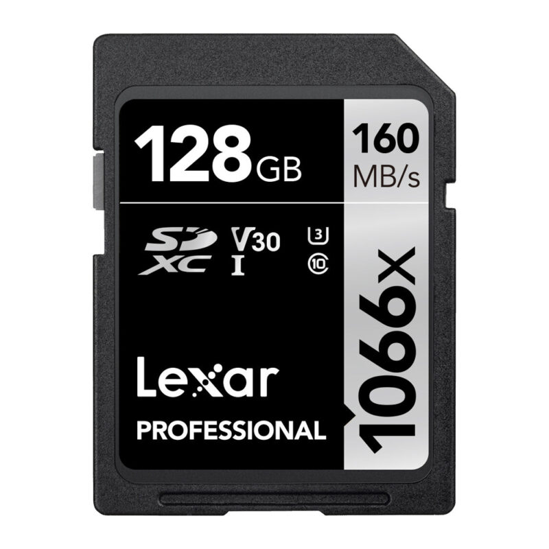 Cartão de Memória Lexar 128gb Cartão Sd Professional 160Mbs