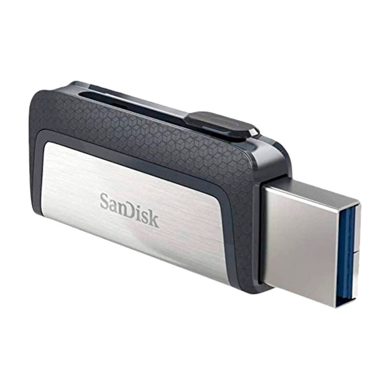 Pen Drive Sandisk 64gb Ultra Dual Drive Usb 3.1 Preto