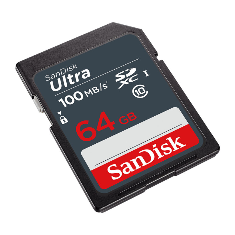 Cartão Memória SDXC 64GB Ultra 100MBs Sandisk