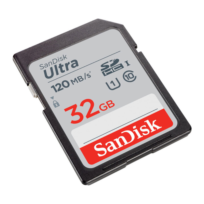 Cartão de Memória Sd Sandisk 32gb Ultra 120Mbs Classe c10