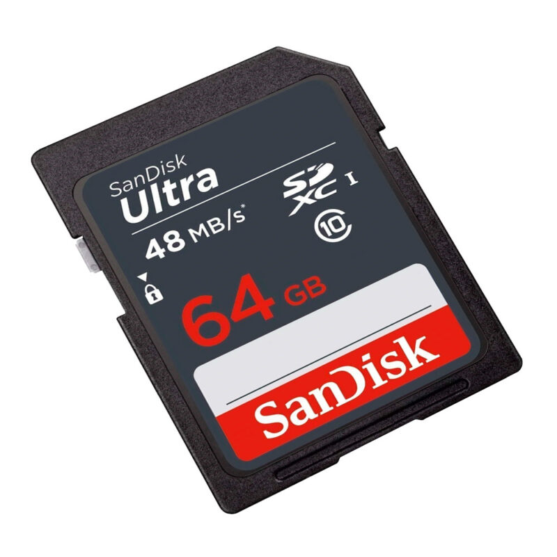 Cartão de Memoria SD Ultra C10 64GB 48MB/s Sandisk