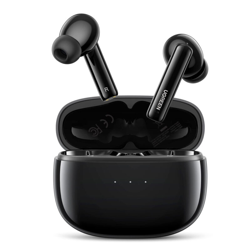 Fone de Ouvido In-ear Ugreen HiTune T3 Bt 5.2 Cancel. Ruído Preto