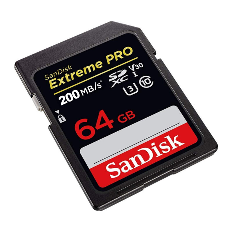 Cartão Memória Sdxc Sandisk 64gb Extreme Pro V30 200Mbs