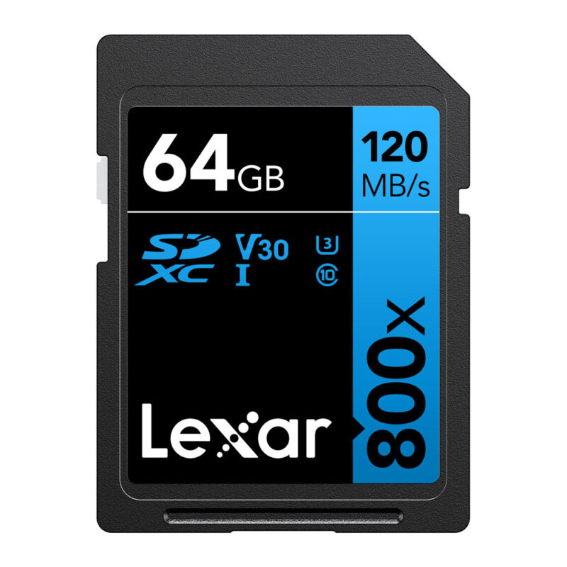 Cartão de Memória Lexar 64gb Cartão Sd 120Mbs Classe V30