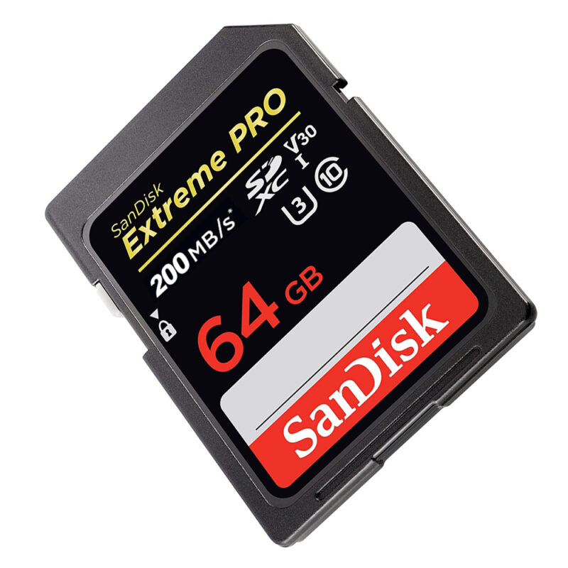 Cartão Memória Sdxc Sandisk 64gb Extreme Pro V30 200Mbs