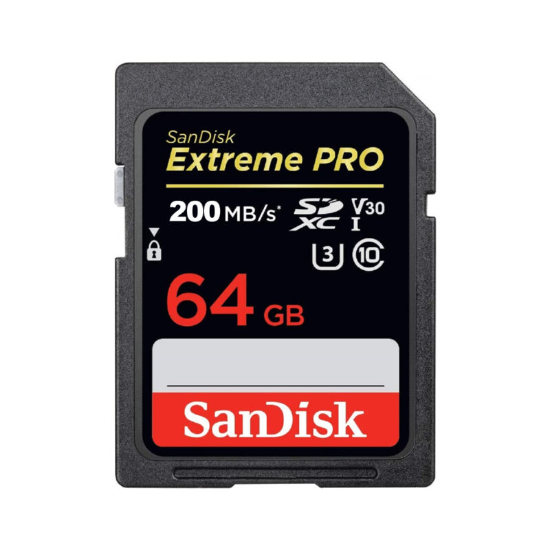 Cartão Memória Sdxc Sandisk 64gb Extreme Pro V30 200Mbs