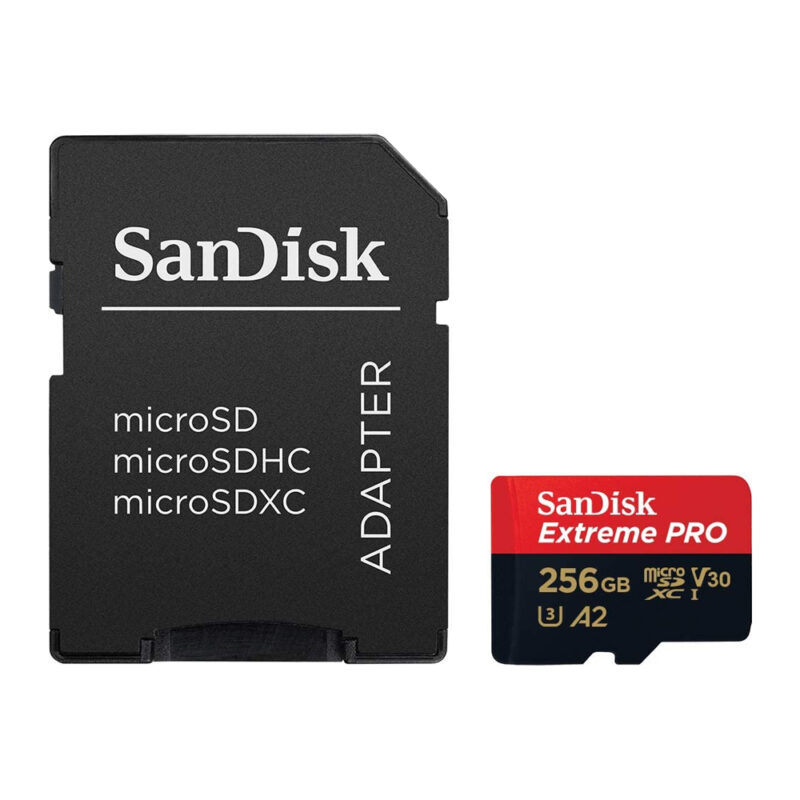 Cartão Memória MicroSd Sandisk 256gb Micro Sd com Adaptador