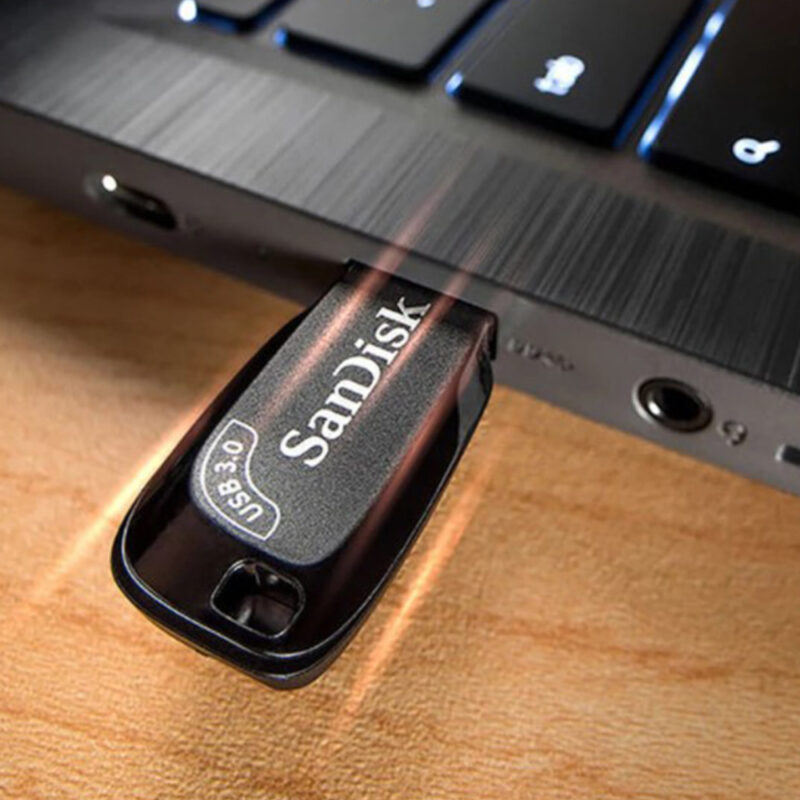 Pen Drive Sandisk 128gb Ultra Shift Usb 3.0 100Mbs Preto